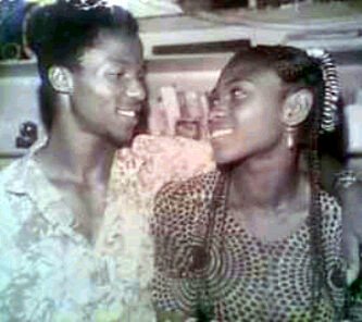 Hansen Ayoola and wife in the 80s.